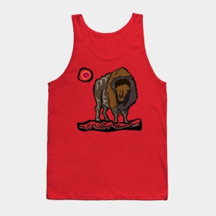 Buffalo Teaching of Respect Manaajiiwewin Ojibwe WAWEZHI CANADA Tank Top